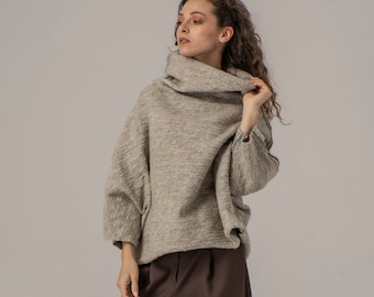 oiled wool jumper