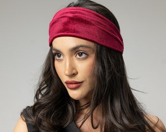 Velvet Wrap Headband, Luxurious Stretchy Hair Accessory