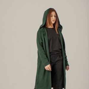 Emerald Green Duster Coat or Sweater Xl Etsy