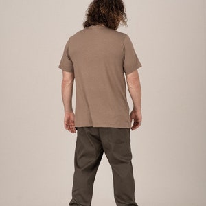 アシンメトリーTシャツ、メンズコットンシャツ、プラスサイズ服、ゆったりシャツ、半袖シャツ、メンズ服、サマーTシャツ、ストリートウェア 画像 9