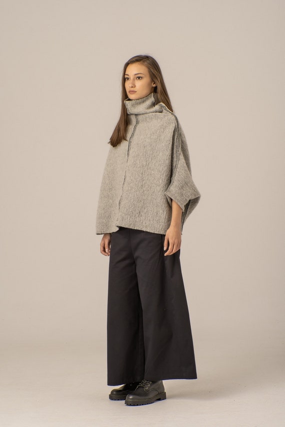 Boiled wool shop jumper
