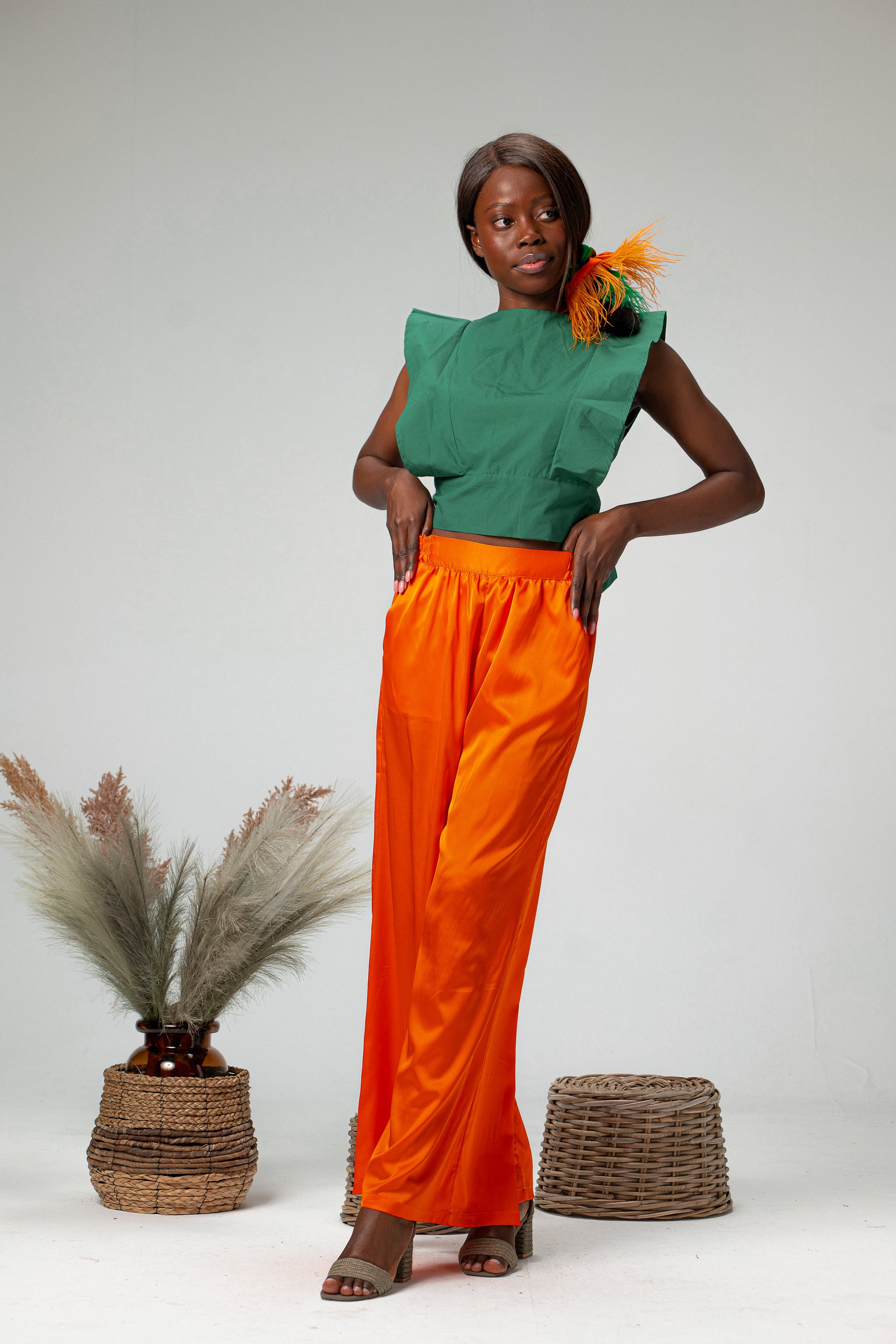 パンツ Msgm Orange Twill Pant End Zone Twill Pants – Bliss