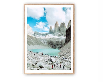 Nature Print, Torres del Paine, Patagonia, Chile Photography