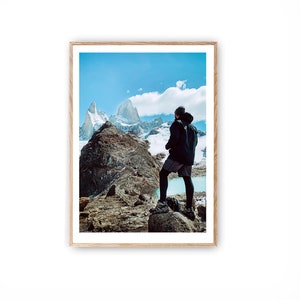 Nature Print, Fitz Roy Trekker, Patagonia, Argentina Photography