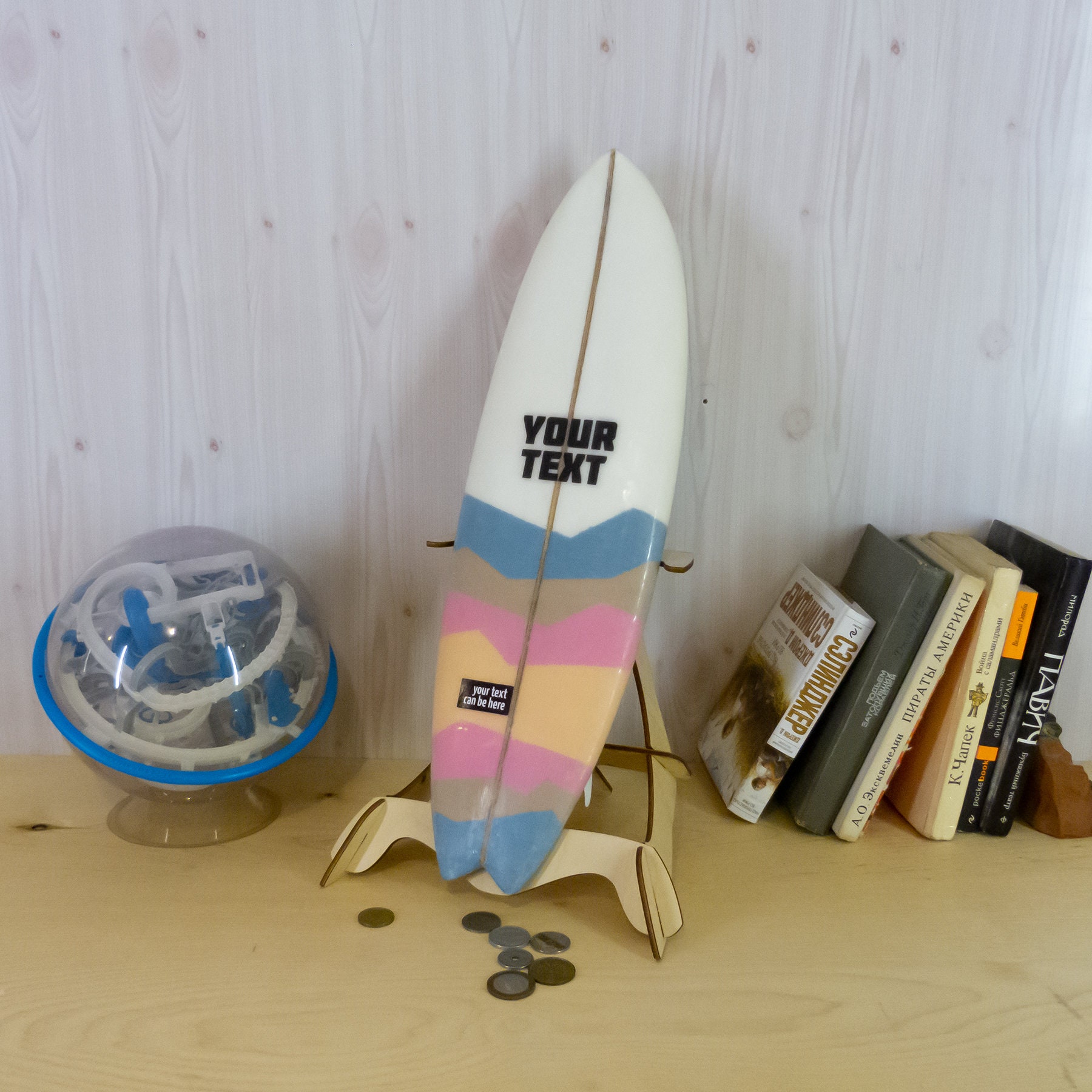 Souvenir surfboard with personalisation. Decorative surfboard Etsy