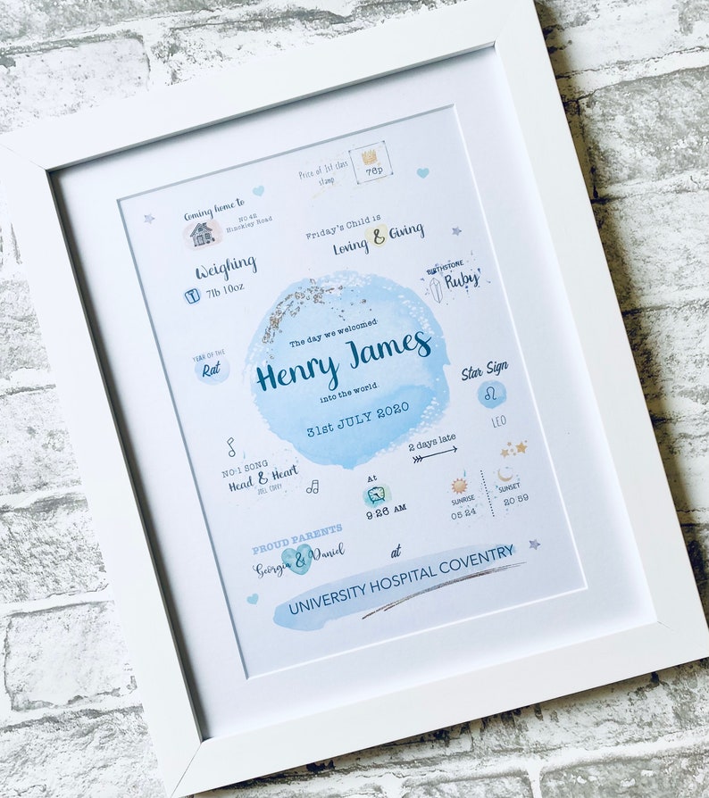 the-day-you-were-born-new-baby-gift-child-gift-etsy-uk