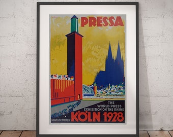 Koln Poster Etsy