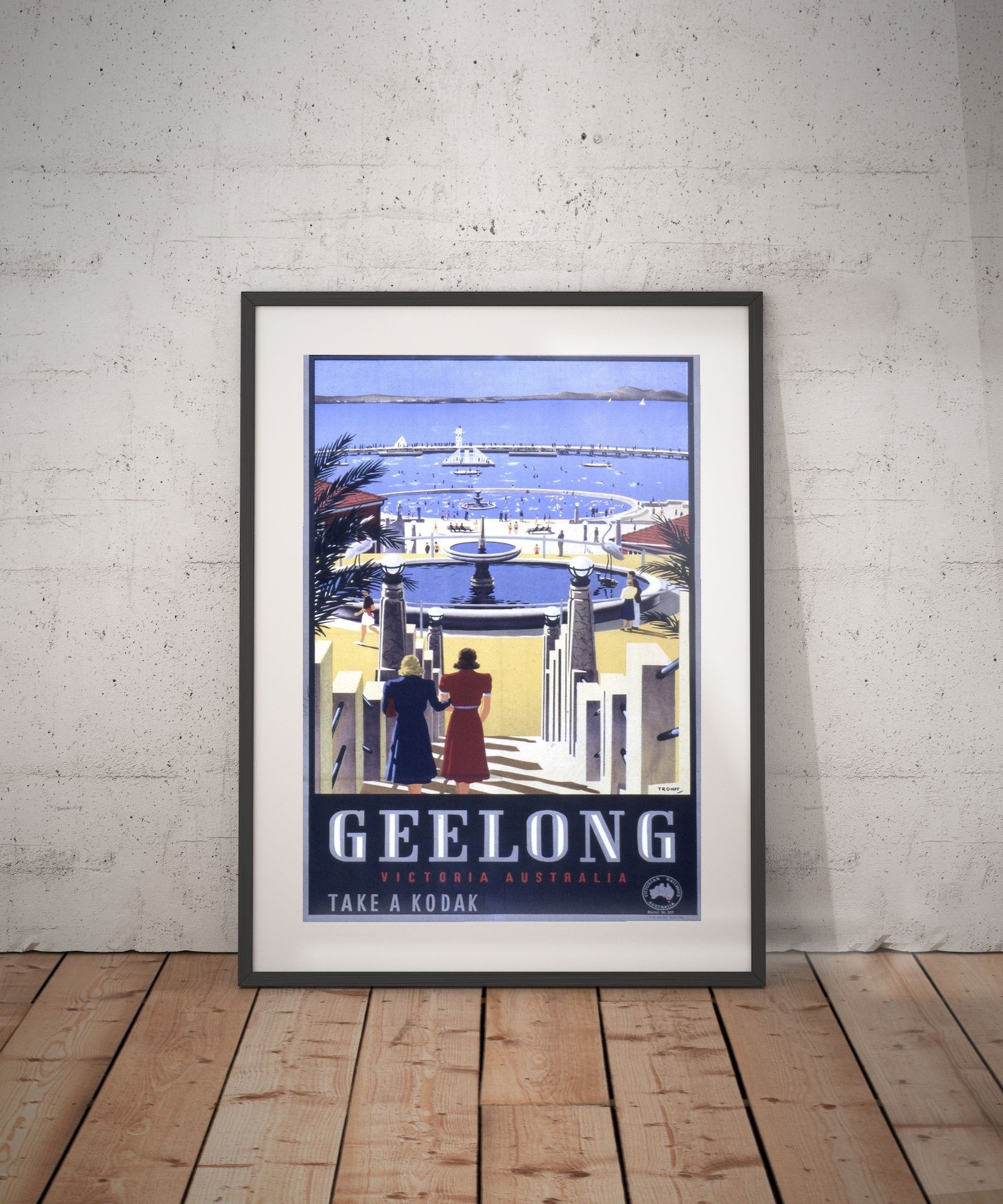 Geelong australia geelong travel poster geelong poster Etsy