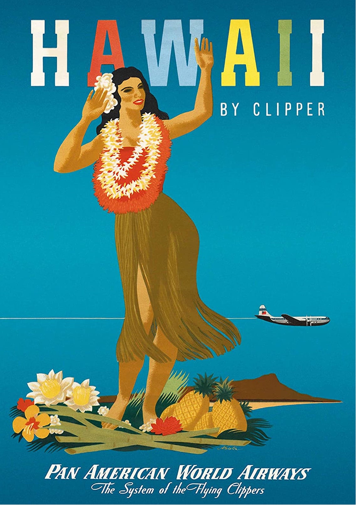 Hawaii Hawaii Travel Poster Hawaii Poster Hawaii Etsy