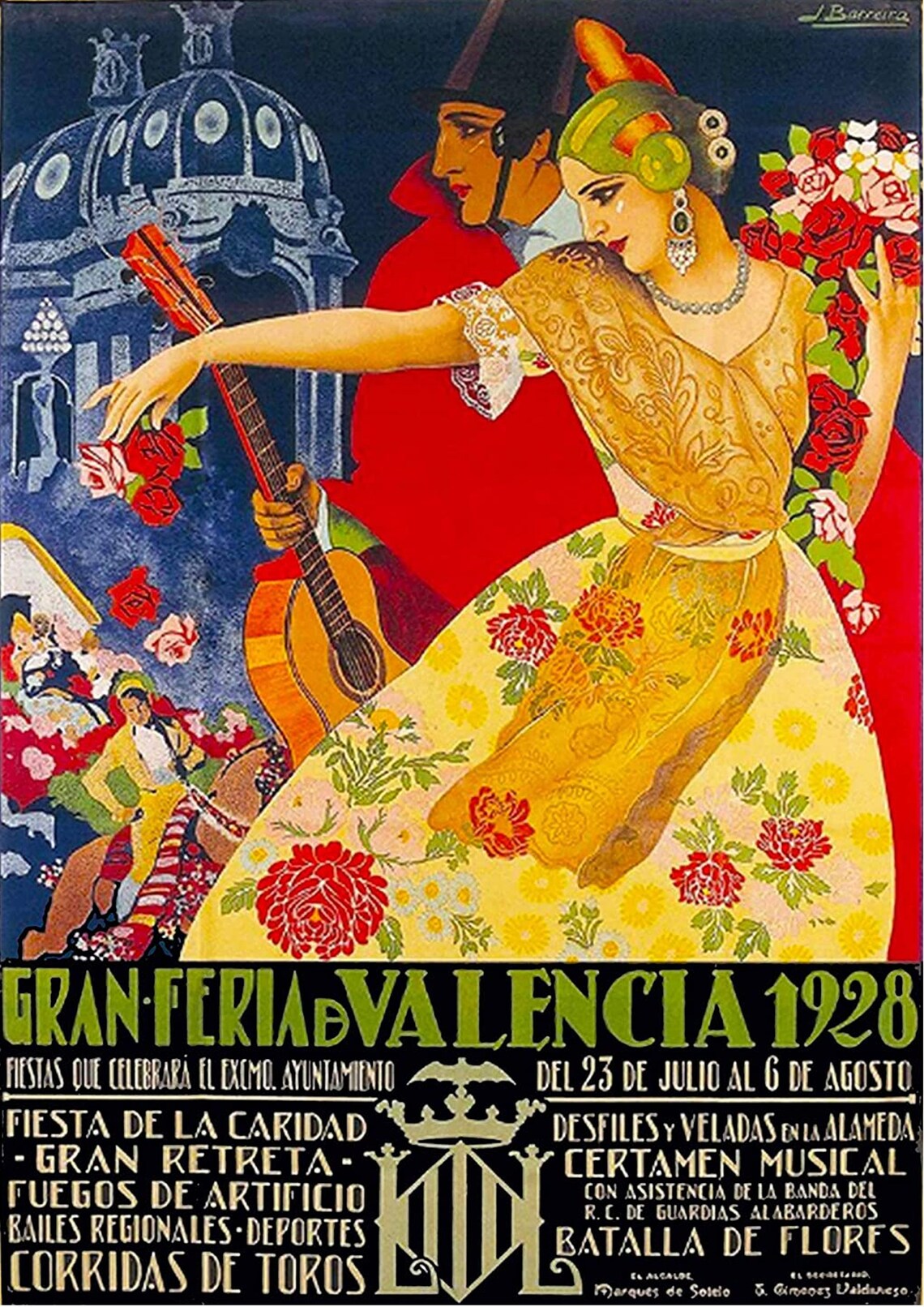 Valencia valencia travel poster valencia poster valencia Etsy