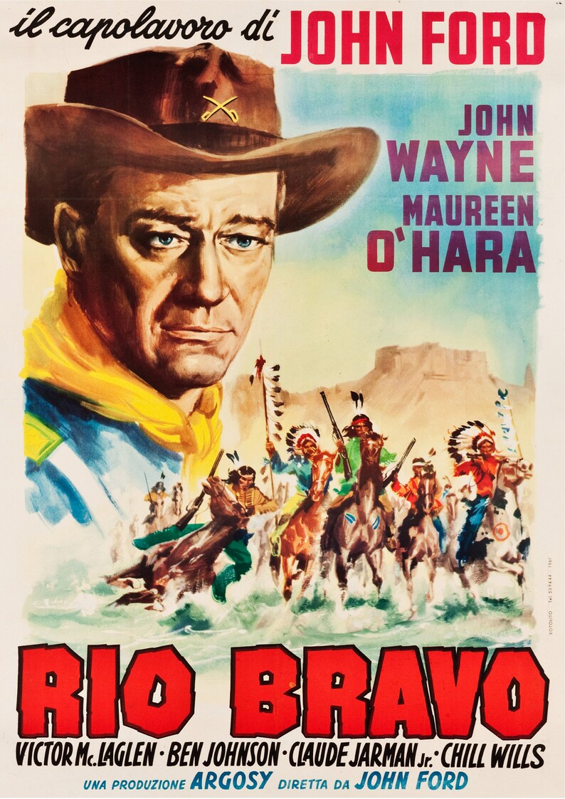 Rio Bravo Rio Bravo Moovie Rio Bravo Moovie Poster Rio Etsy