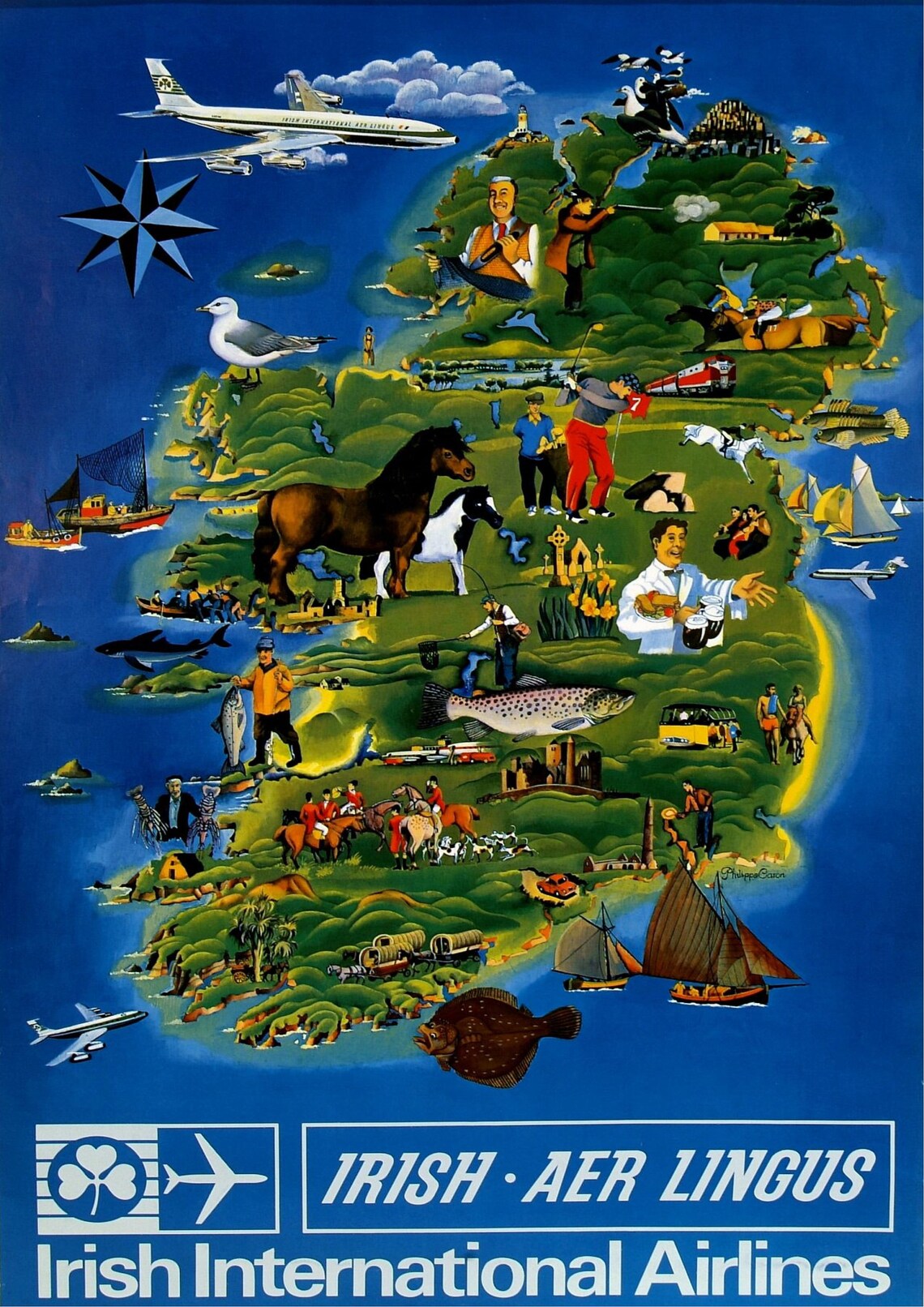 Ireland ireland travel poster ireland poster ireland print Etsy