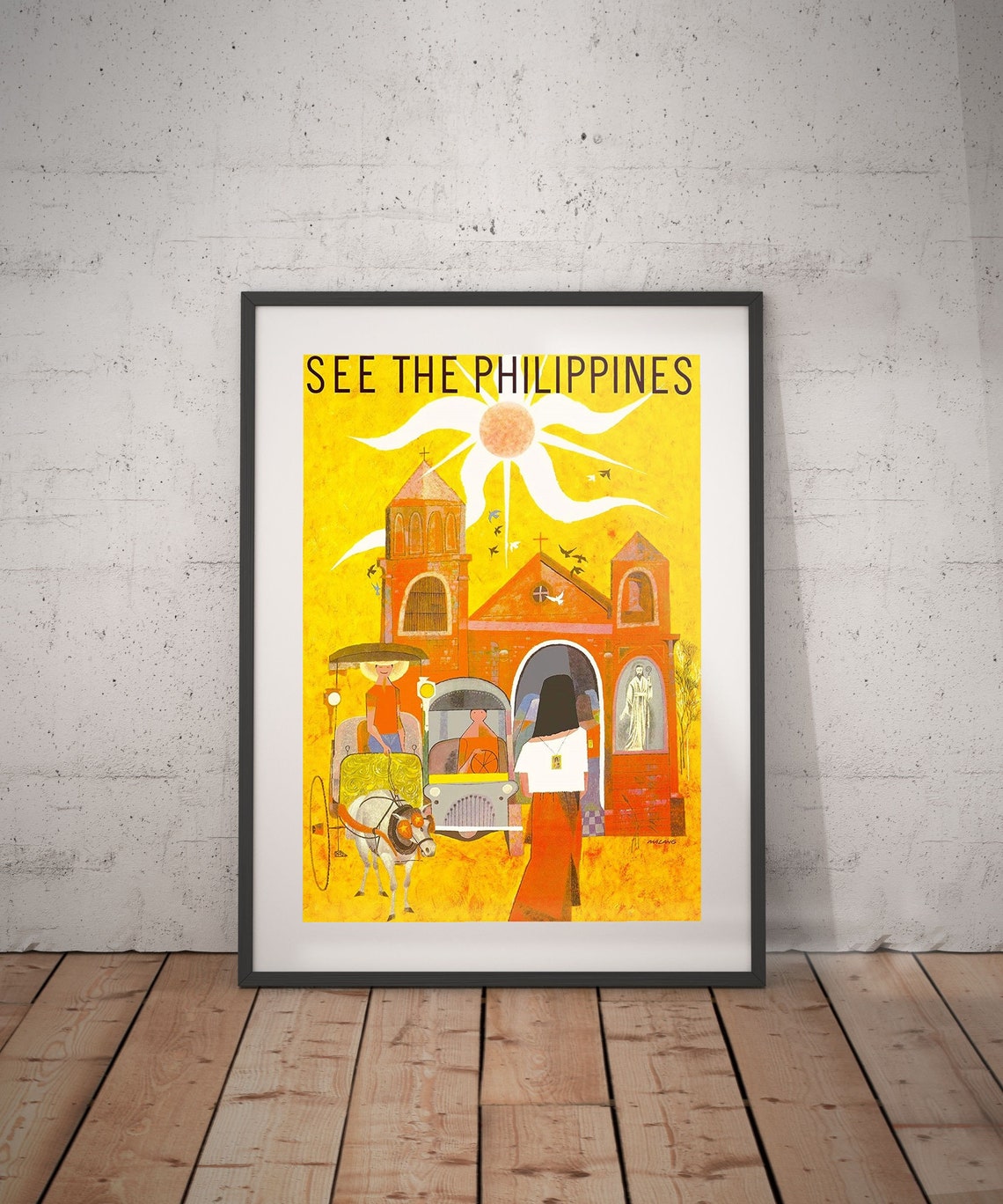 Philippines Philippines Poster Philippines Travel Poster Etsy
