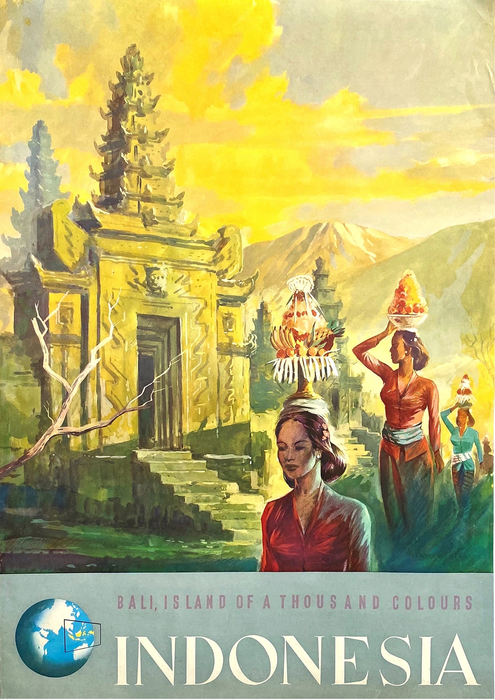 Indonesia indonesia travel poster indonesia poster Etsy