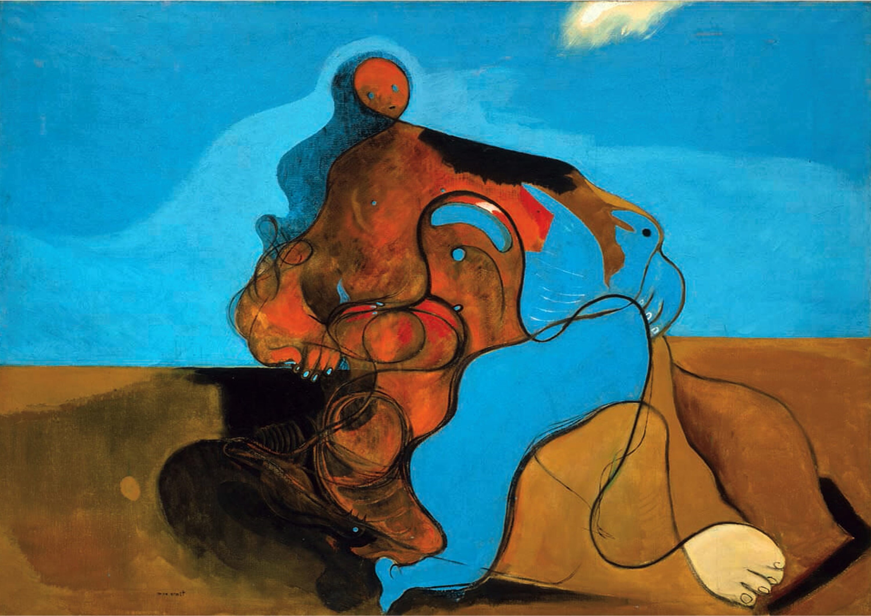 Max ernst the kiss max enst poster max ernst painting max Etsy