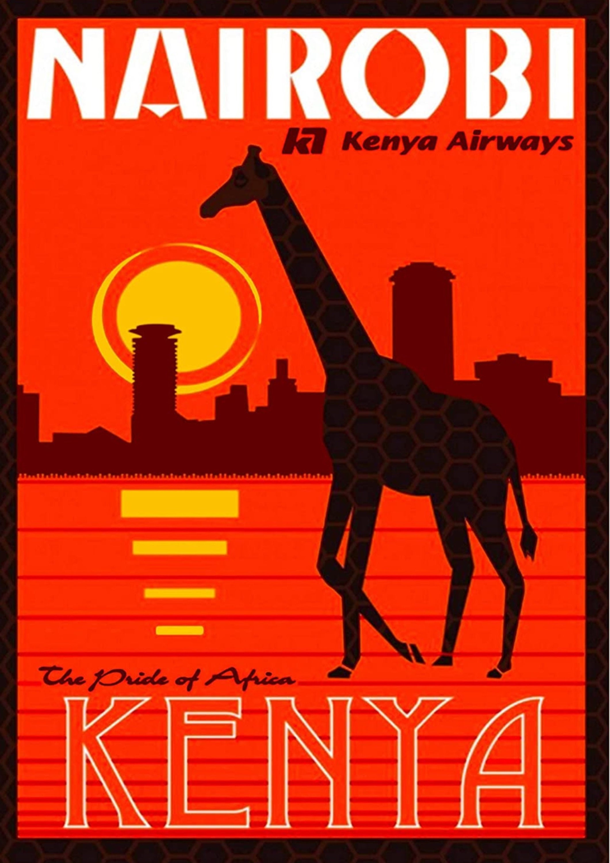 Nairobi kenia nairobi travel poster nairobi poster nairobi Etsy