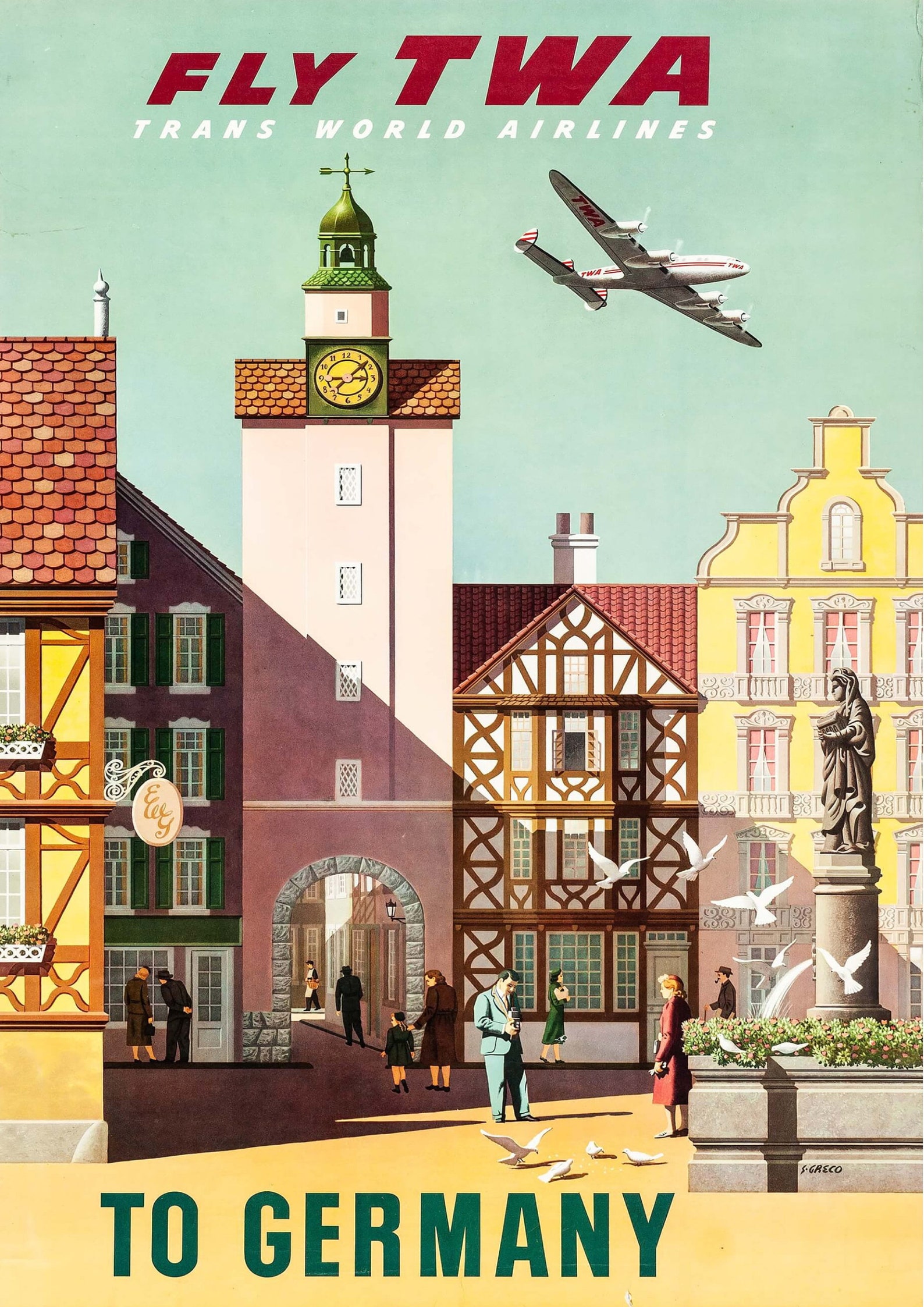 Germany germany travel poster germany poster germany print | Etsy