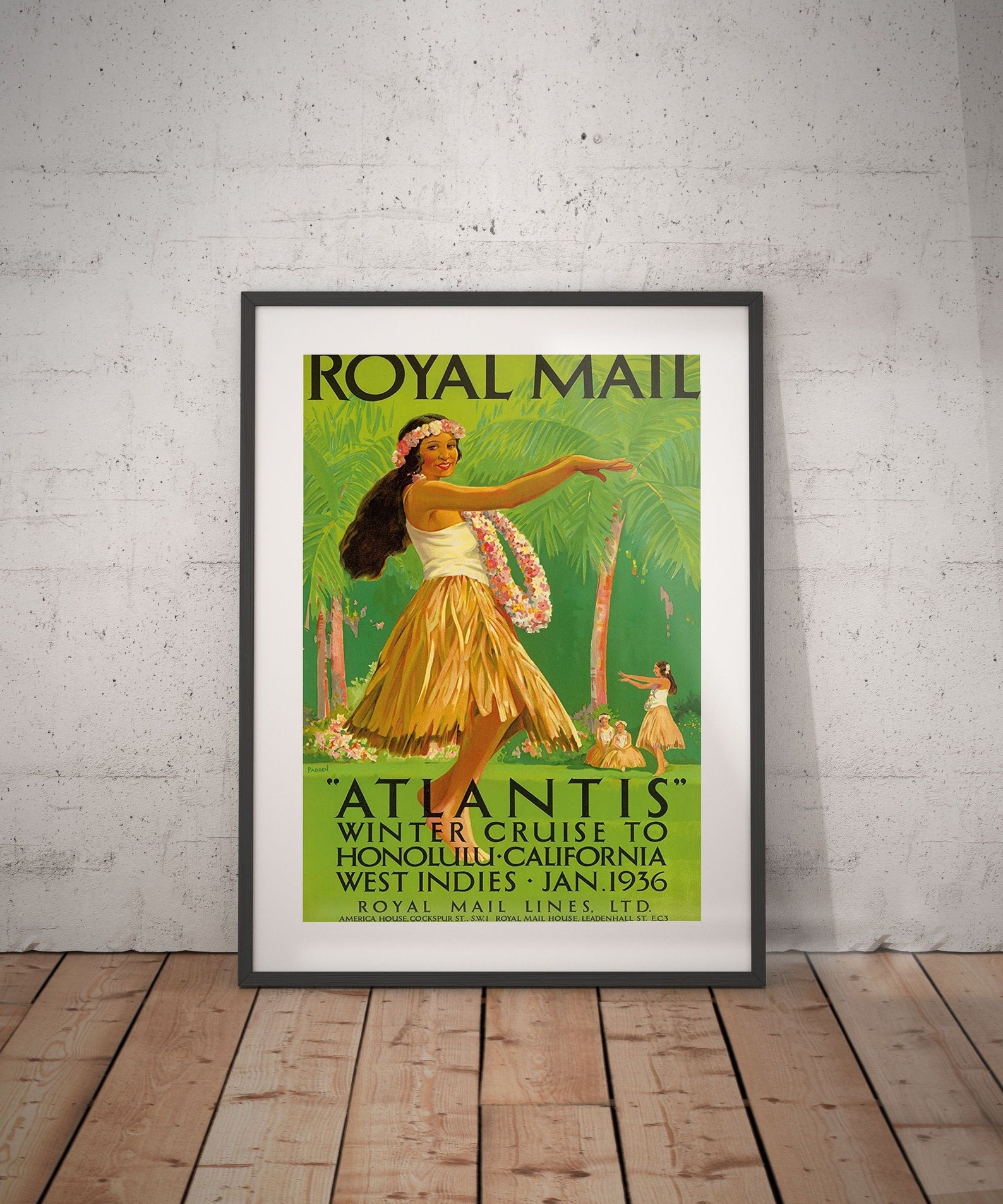 Honolulu Honolulu Travel Poster Honolulu Poster Honolulu Etsy