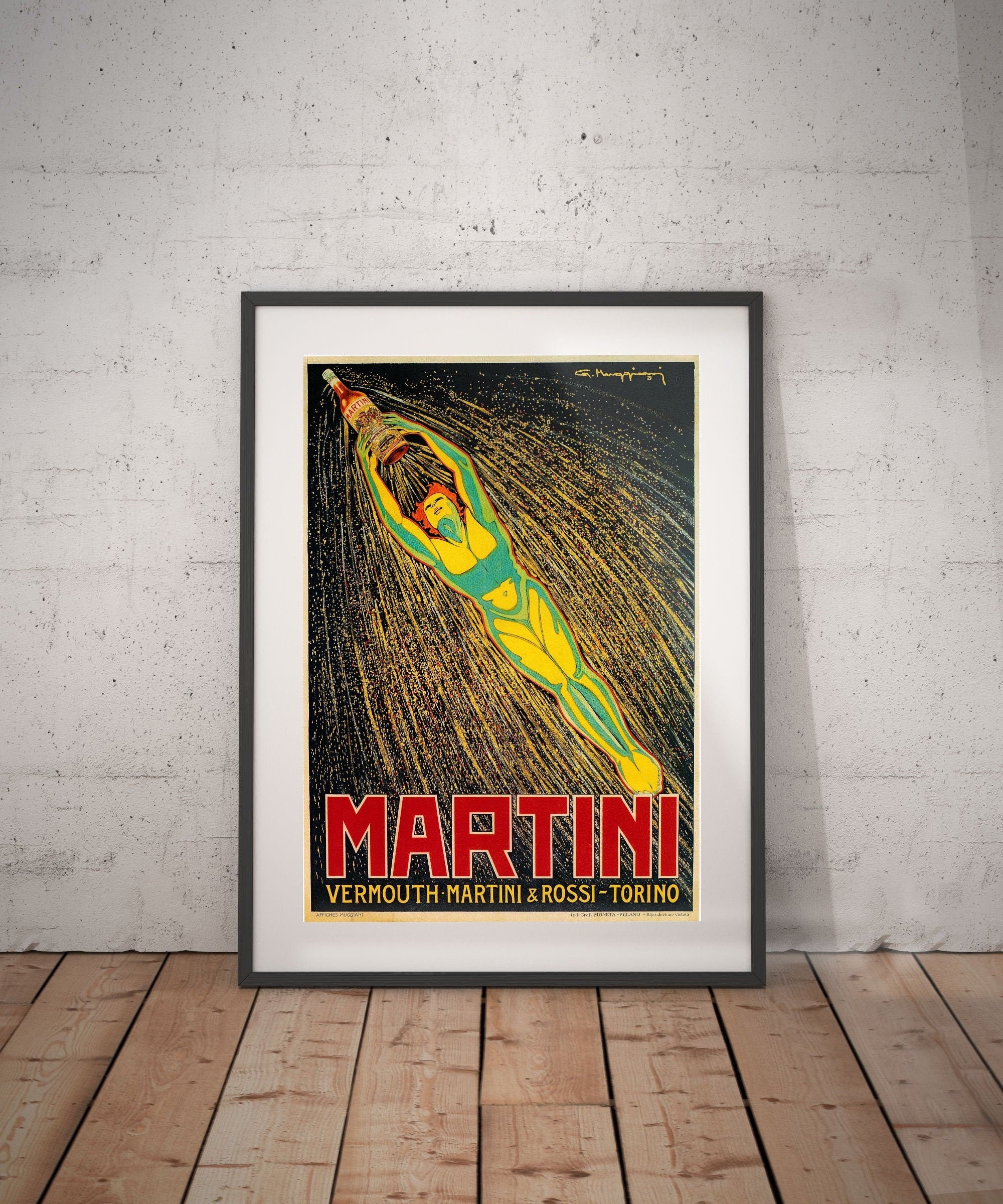 Martini martini poster martini vermouth poster martini Etsy