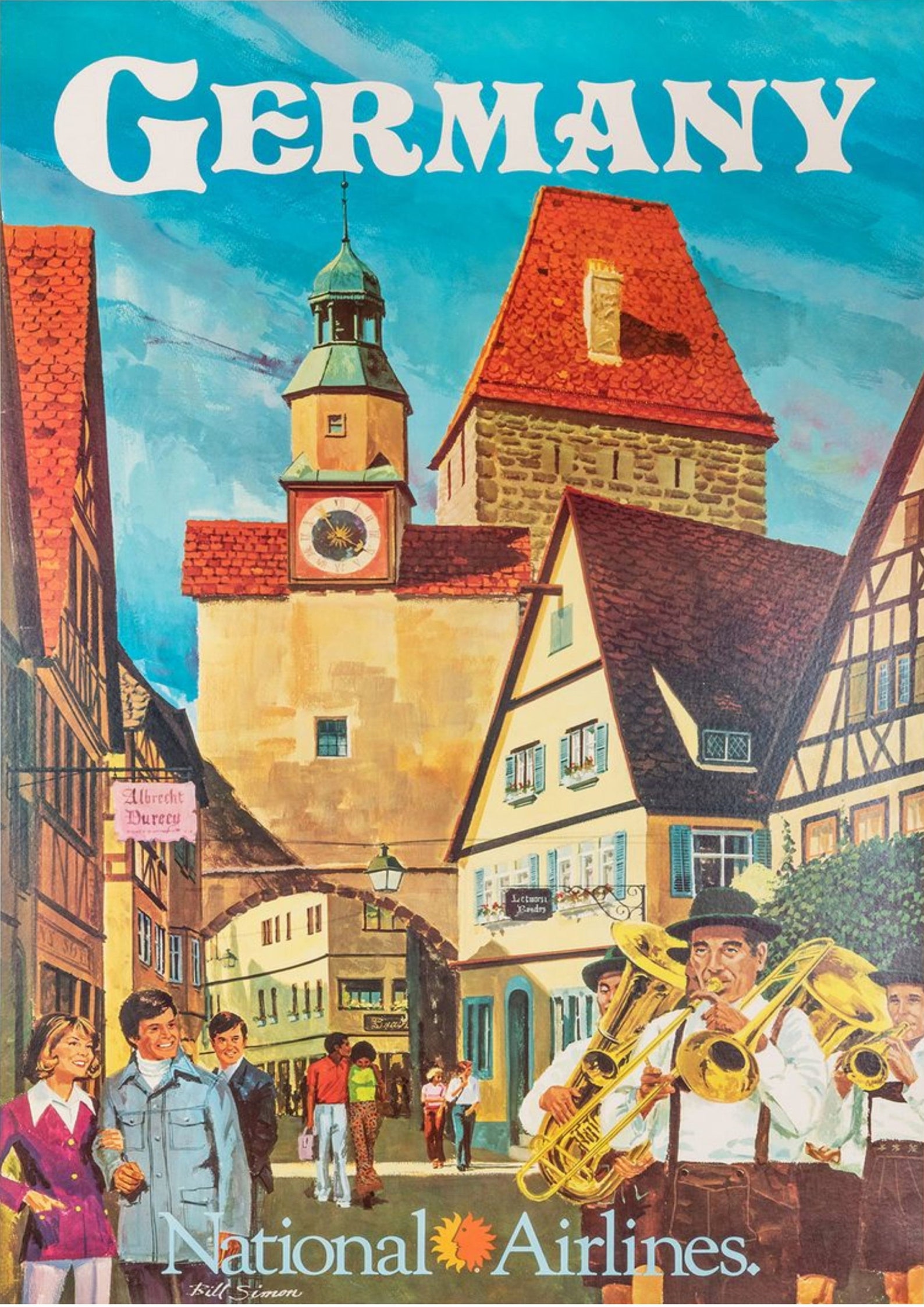 Germany Germany Travel Poster Germany Poster Germany Print Etsy
