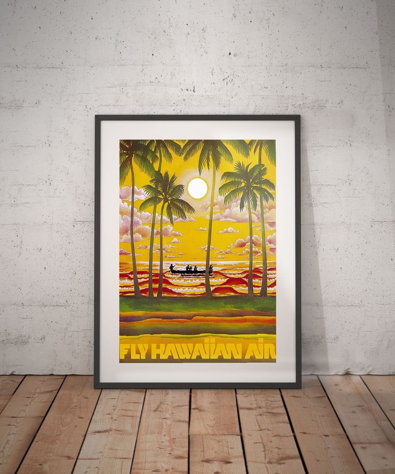 Hawaii Hawaii Travel Poster Hawaii Poster Hawaii Etsy