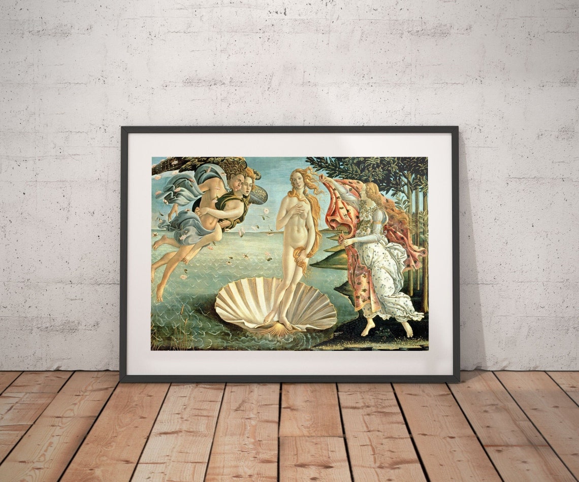 Botticelli the birth of venus botticelli poster botticelli | Etsy