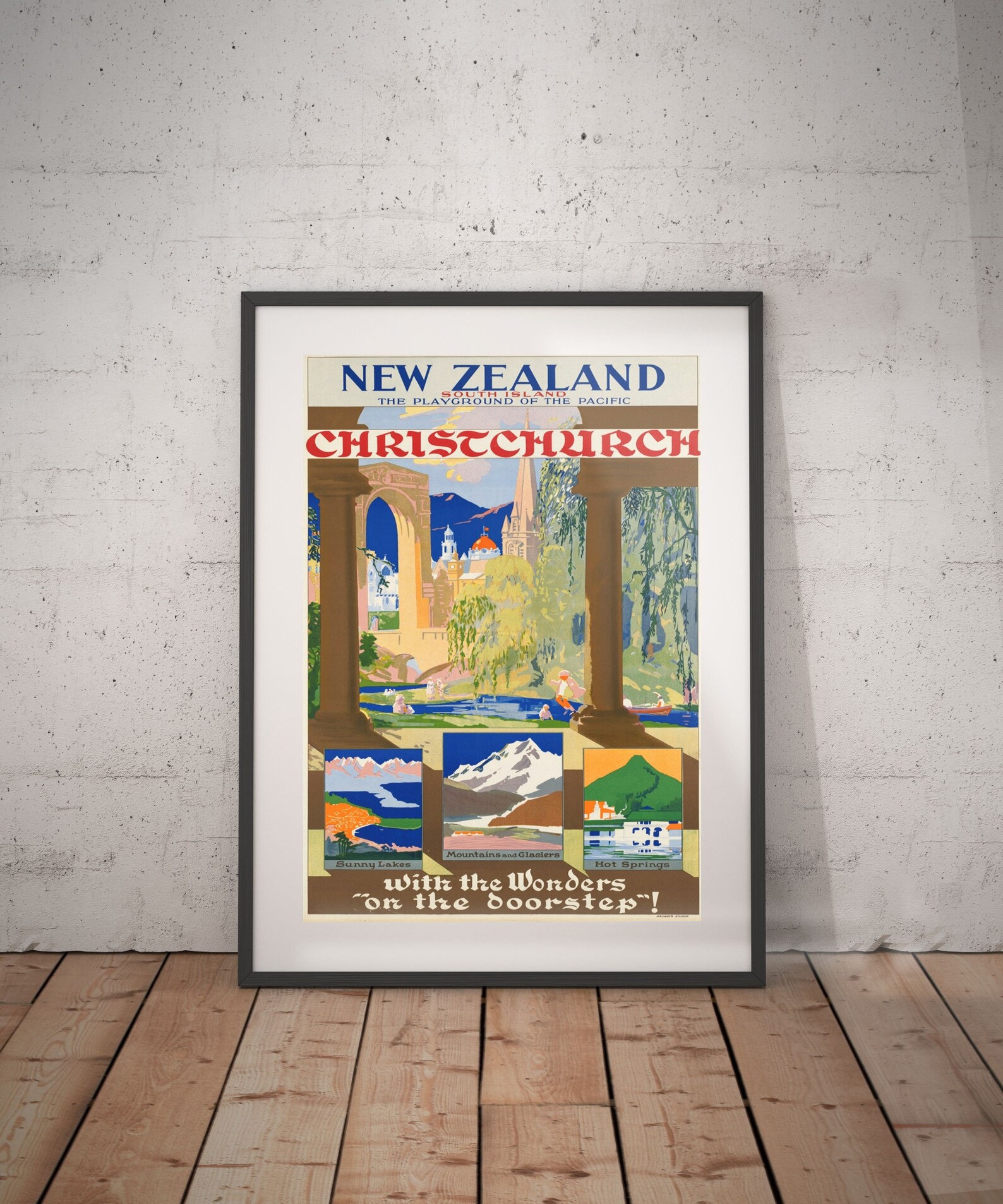 Christchurch New Zealand Christchurch Poster Christchurch Etsy