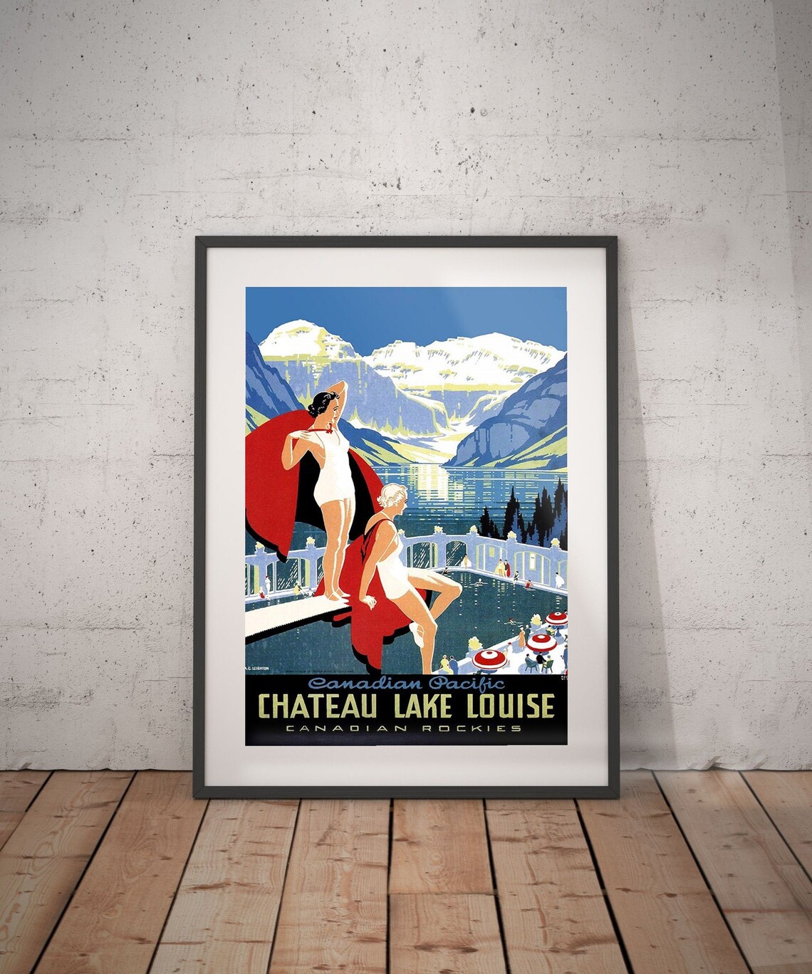 Chateau Lake Louise Lake Louise Lake Louise Travel Poster | Etsy