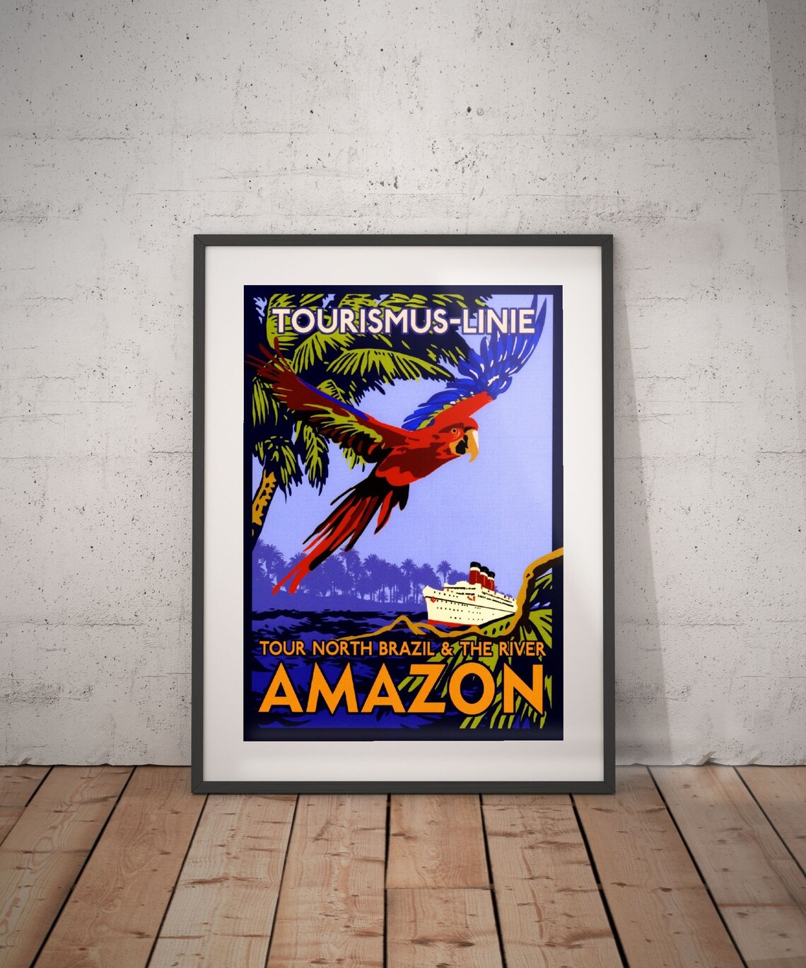 Amazon amazon poster amazon travel poster amazon print Etsy