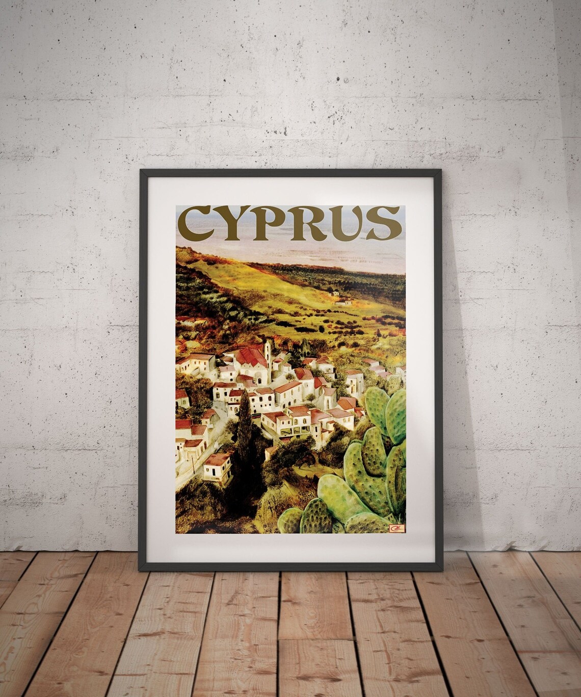 Cyprus Cyprus Travel Poster Cyprus Poster Cyprus Print Etsy