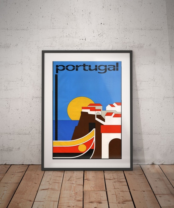 Portugal Portugal Travel Poster Portugal Print Portugal Etsy