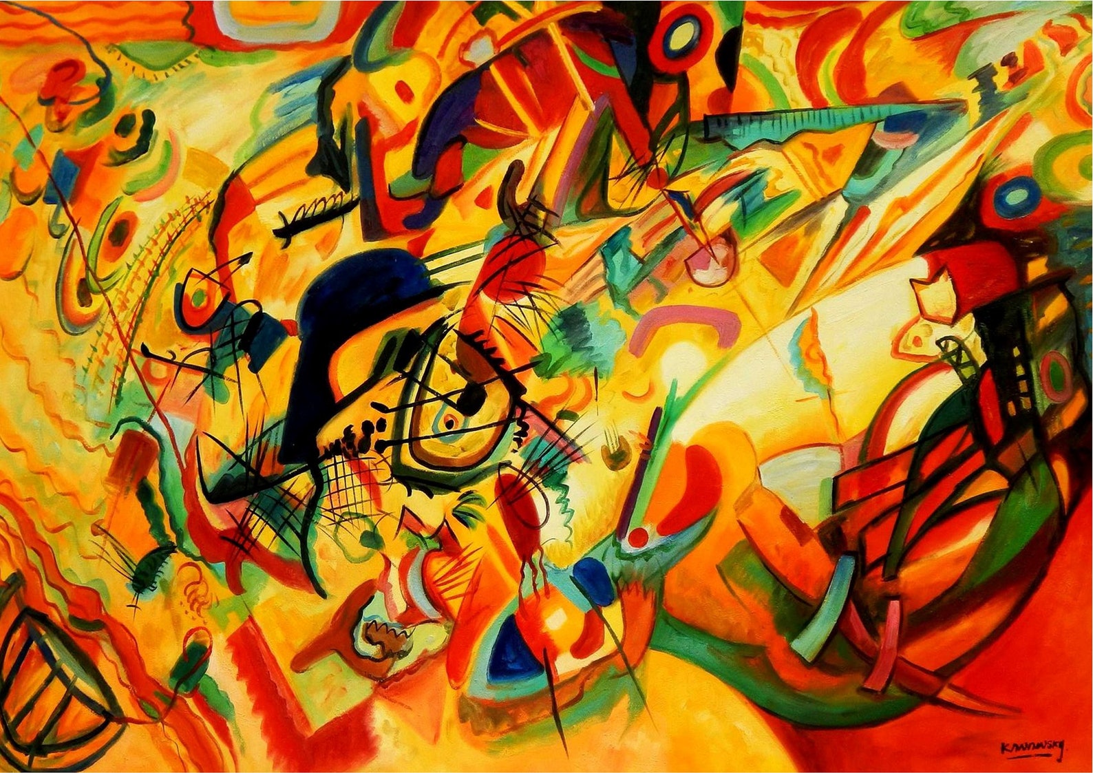 Kandinsky kandinsky poster kandisky painting kandisky print Etsy