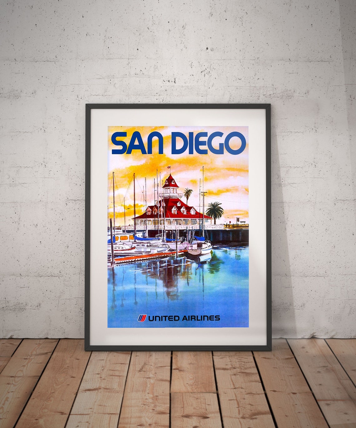 San diego san diego travel poster san diego poster san Etsy