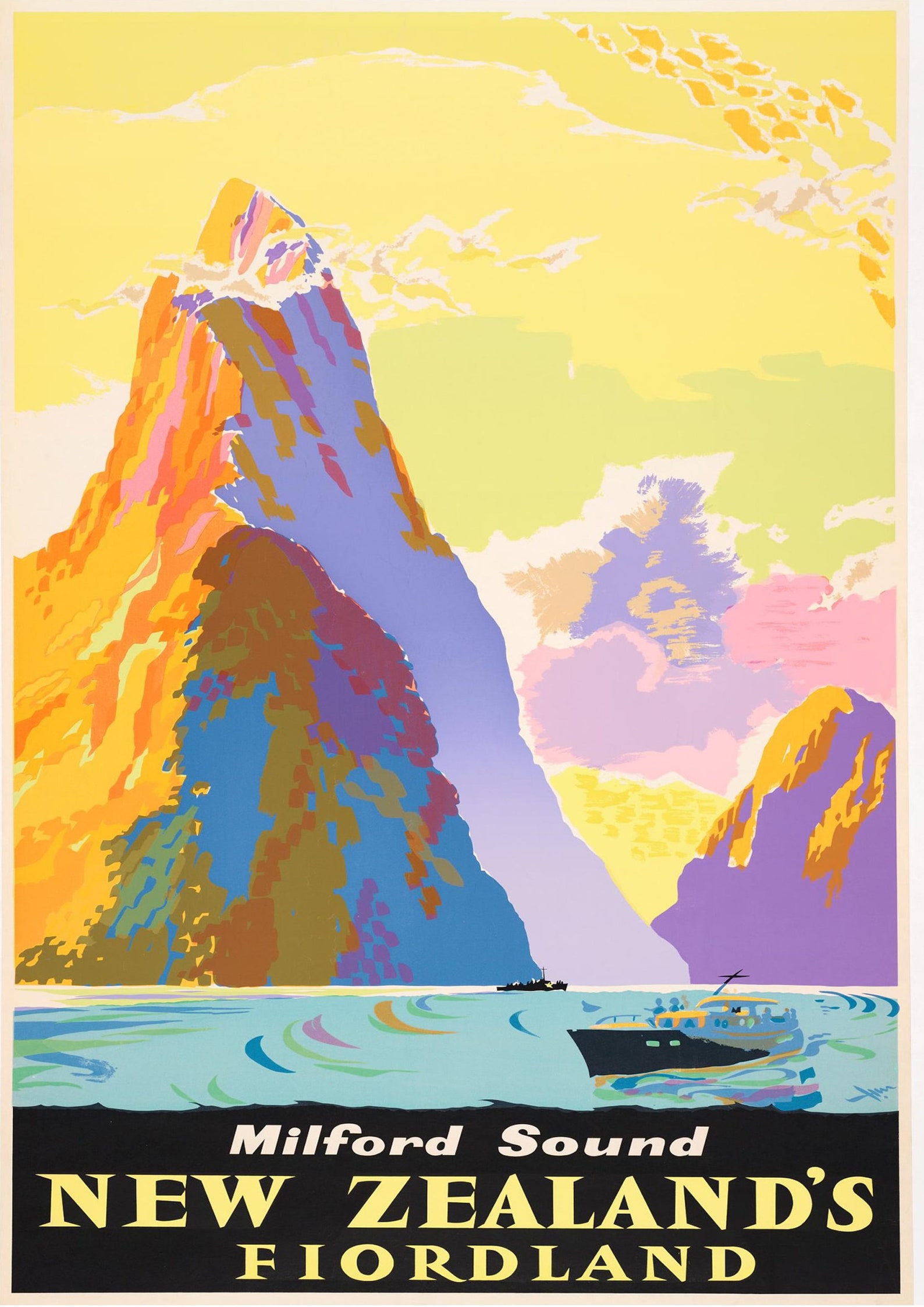 New zealand fiordland new zealand poster new zealand Etsy