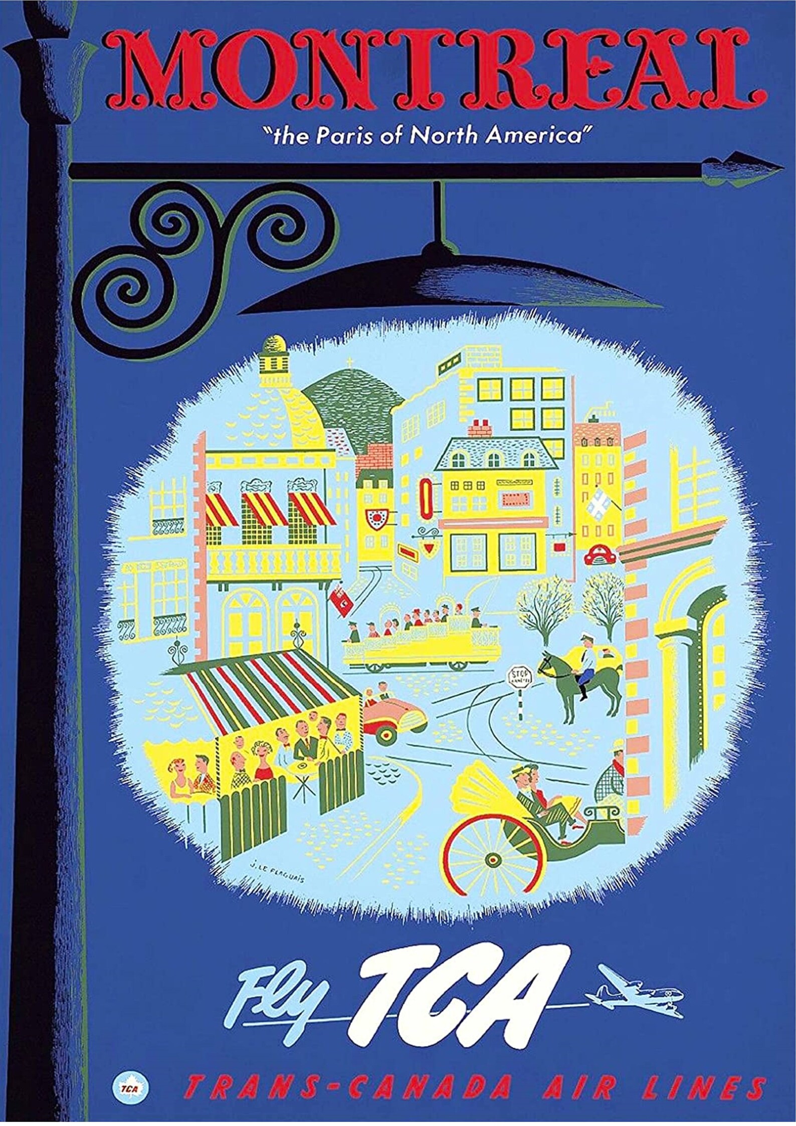 Montreal montreal travel poster montreal poster montreal Etsy