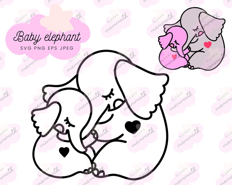 Free Free Elephant Mom Svg 338 SVG PNG EPS DXF File