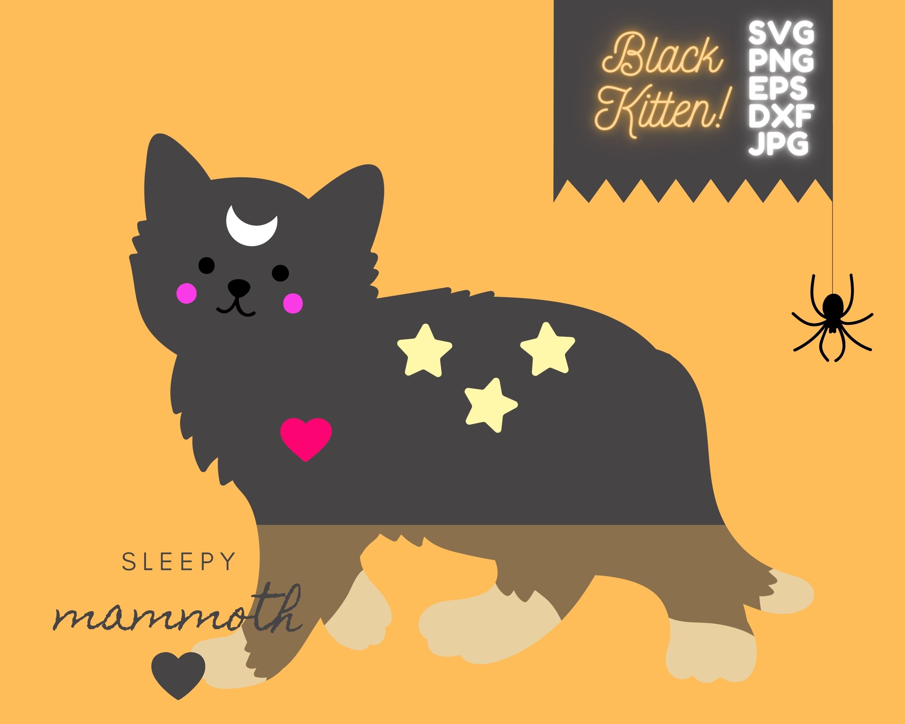Download SVG Halloween SVG Black Cat Cricut Onesie Svg File for | Etsy