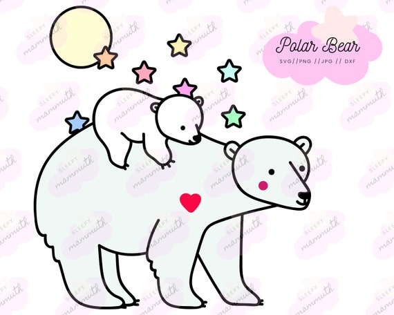 Download Mama Bear Svg Cricut Shirt Svg Polar Bear Svg Mom And Etsy
