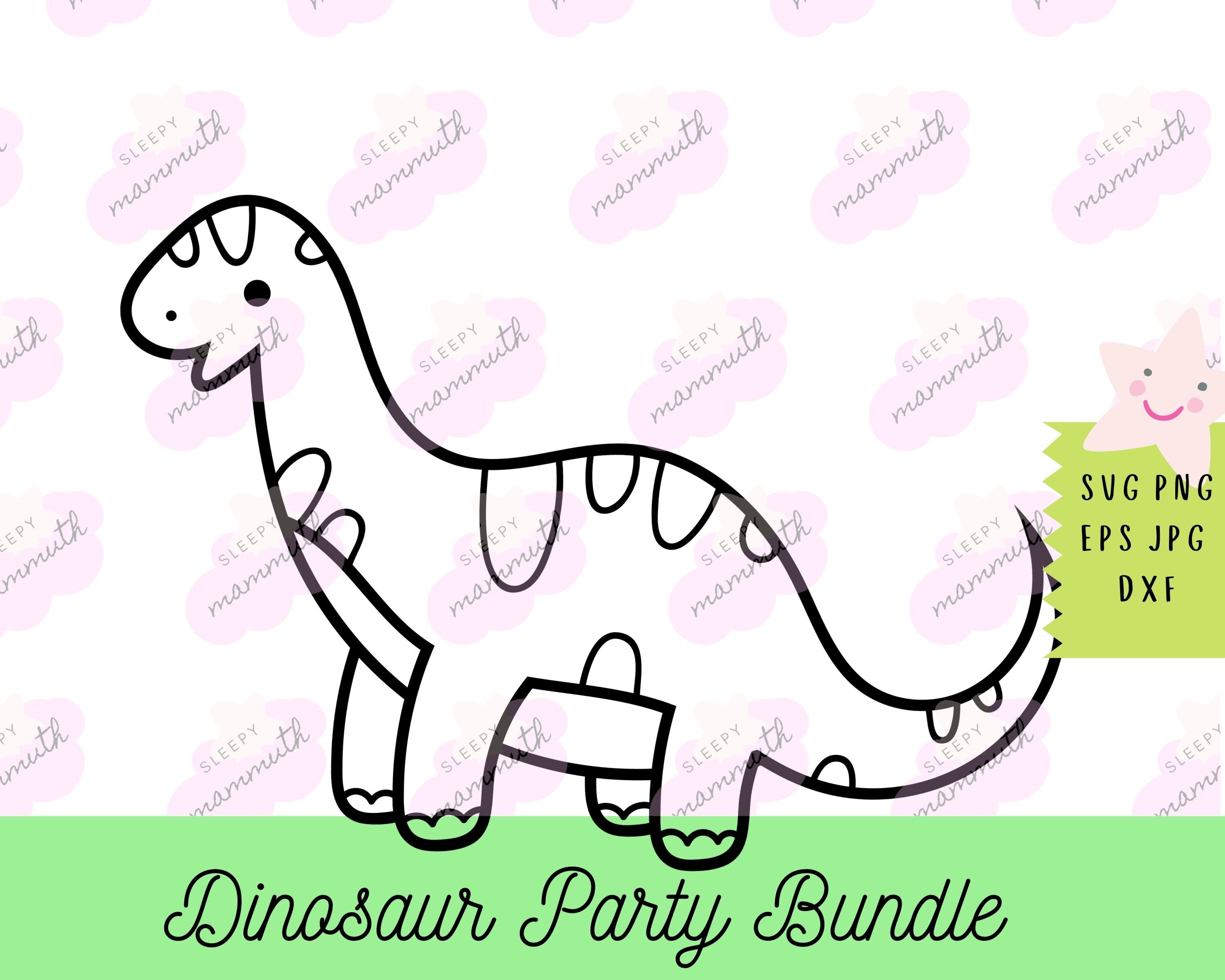 Baby Pterodactyl Dinosaur Color Stroke PNG & SVG Design For T-Shirts