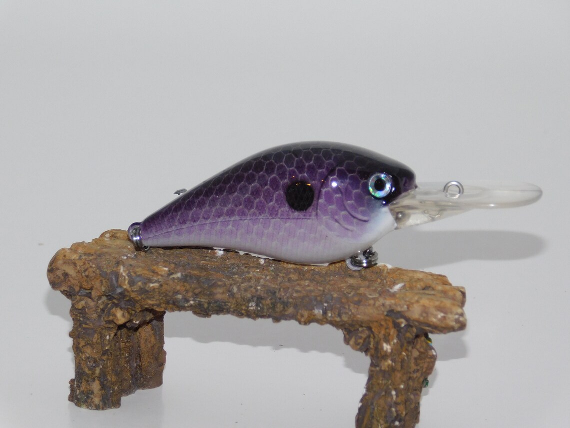 Custom Airbrushed Painted Pattern Fishing Lure Crankbait Etsy