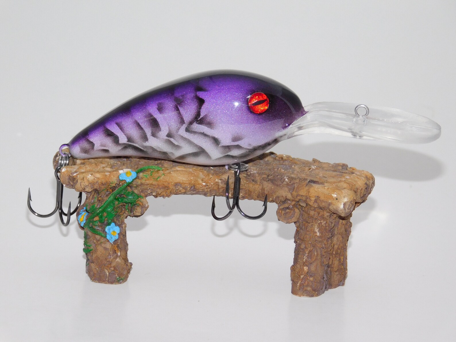 Custom Airbrushed Painted Pattern Fishing Lure Crankbait Etsy