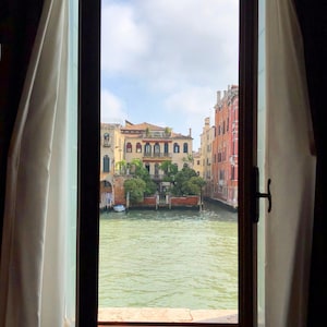 Venice Wall Art, Venice Grande Canal Print, Venice Italy Photography, Wall Decor, Travel Photo, Venice Art Print, Venice Window