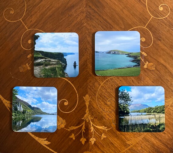 Coasters Featuring Scenes of Ireland Etsy