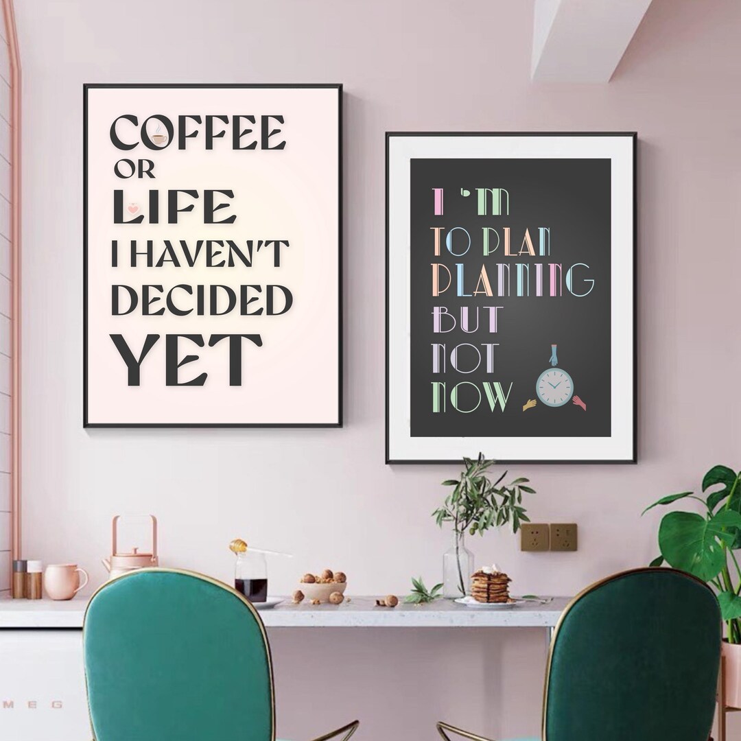 Modern Minimalist Typography Wall Art Set | Neutral Printable Posters ...