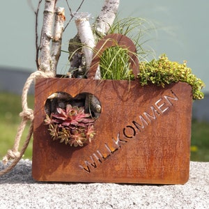 Patina - Rust bag - Garden decoration - Gift