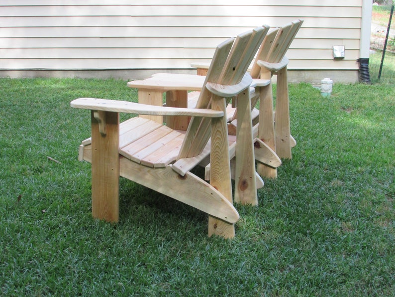 PDF SETTEE A3 Serie Adirondack Chair Herunterladbare DIY-Anweisungen und Zeichnungen zum Bauen Ihrer eigenen Muster und Stühle. Bild 9