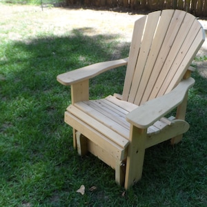 PDF GG's Glider - Adirondack Chair - Downloadable DIY Instructions and Drawings to Build Your Own Patterns and Chairs