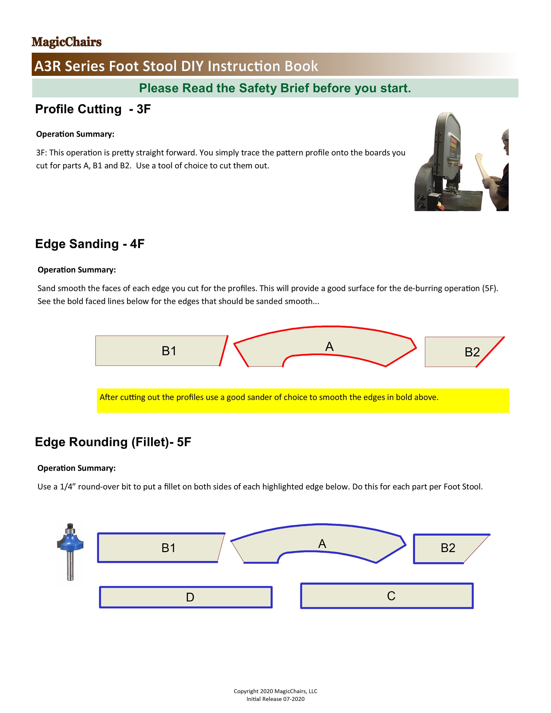 PDF A3 Series Adirondack Foot Stool - Downloadable DIY Instructions and ...