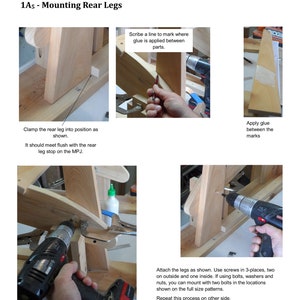PDF SETTEE A3 Serie Adirondack Chair Herunterladbare DIY-Anweisungen und Zeichnungen zum Bauen Ihrer eigenen Muster und Stühle. Bild 5
