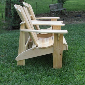 PDF SETTEE A3 Serie Adirondack Chair Herunterladbare DIY-Anweisungen und Zeichnungen zum Bauen Ihrer eigenen Muster und Stühle. Bild 10